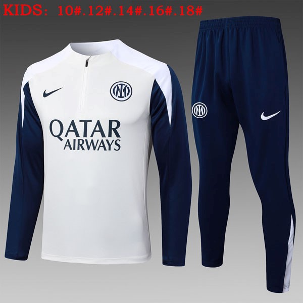 Ninos Sudadera De Training Inter Milan 2025-2026 Blanco 5